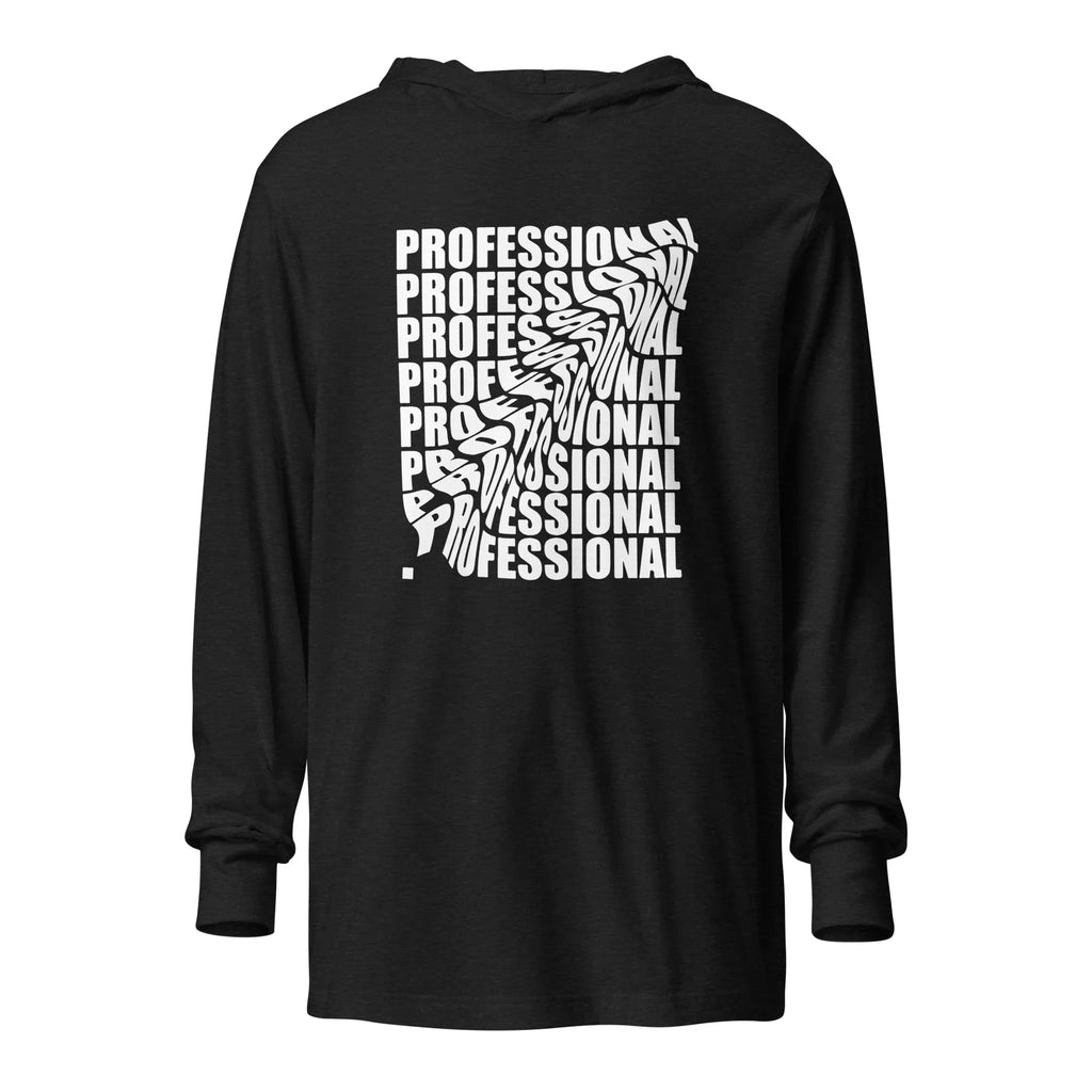 Unisex Hooded Long-Sleeve Tee | Professional Charcoal-Black Triblend Hooded long-sleeve tee AwRans Clothing unisex-hooded-long-sleeve-tee-charcoal-black-triblend-front-67efeb9f37c07