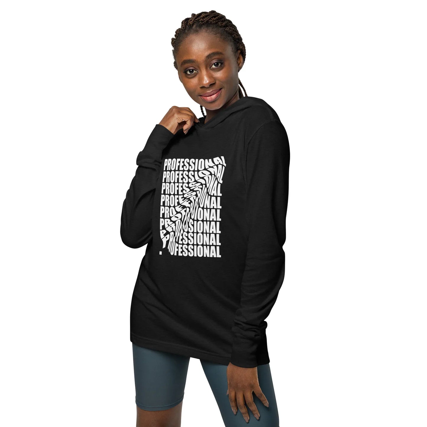 Unisex Hooded Long-Sleeve Tee | Professional - AwRans Clothing