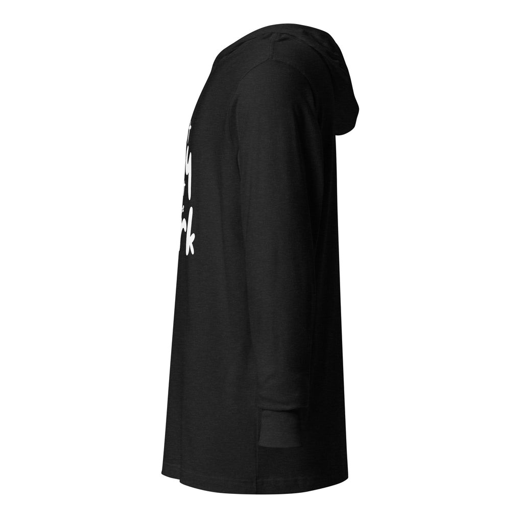 Unisex Hooded Long-Sleeve Tee | I'm Not Lazy,I Just Don't Like The Work Hooded long-sleeve tee AwRans Clothing unisex-hooded-long-sleeve-tee-charcoal-black-triblend-left-67eb98bd94f2e