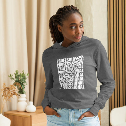 Unisex Hooded Long-Sleeve Tee | Professional - AwRans Clothing