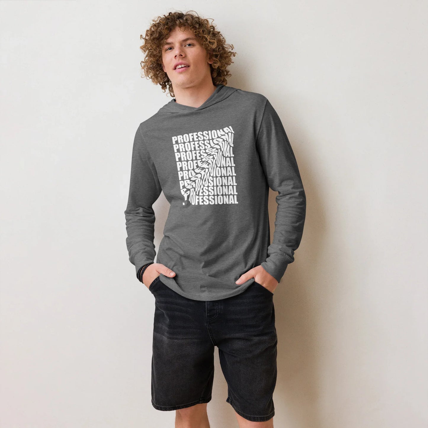 Unisex Hooded Long-Sleeve Tee | Professional - AwRans Clothing