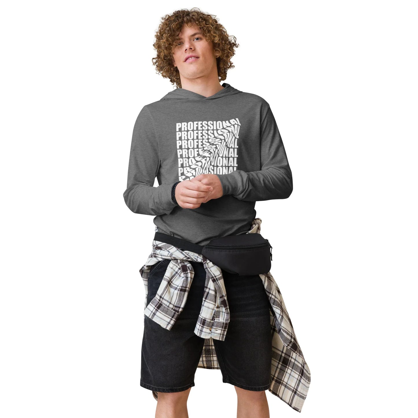 Unisex Hooded Long-Sleeve Tee | Professional - AwRans Clothing