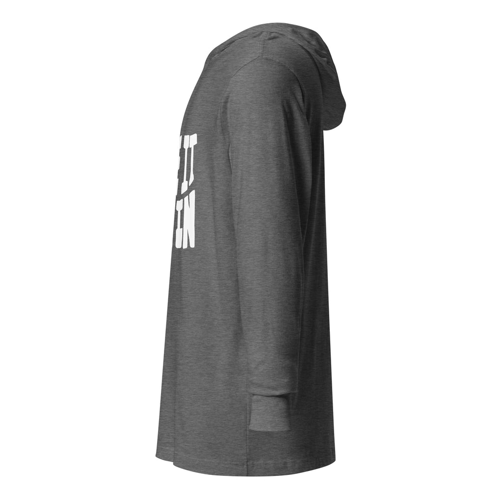 Unisex Hooded Long-Sleeve Tee | Take It All In Hooded long-sleeve tee AwRans Clothing unisex-hooded-long-sleeve-tee-grey-triblend-left-67eb9421e6927