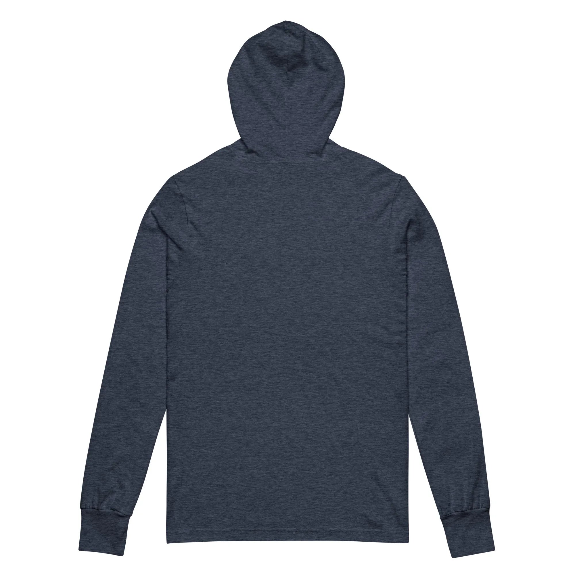 Unisex Hooded Long-Sleeve Tee | Professional Hooded long-sleeve tee AwRans Clothing unisex-hooded-long-sleeve-tee-heather-navy-back-67efeb9f41811
