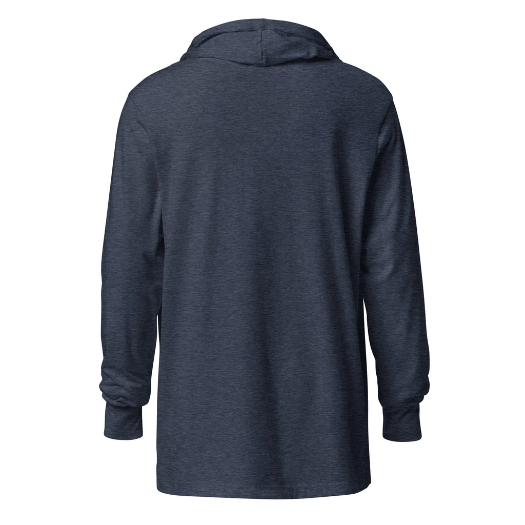 Unisex Hooded Long-Sleeve Tee | Professional Hooded long-sleeve tee AwRans Clothing unisex-hooded-long-sleeve-tee-heather-navy-back-67efeb9f61649