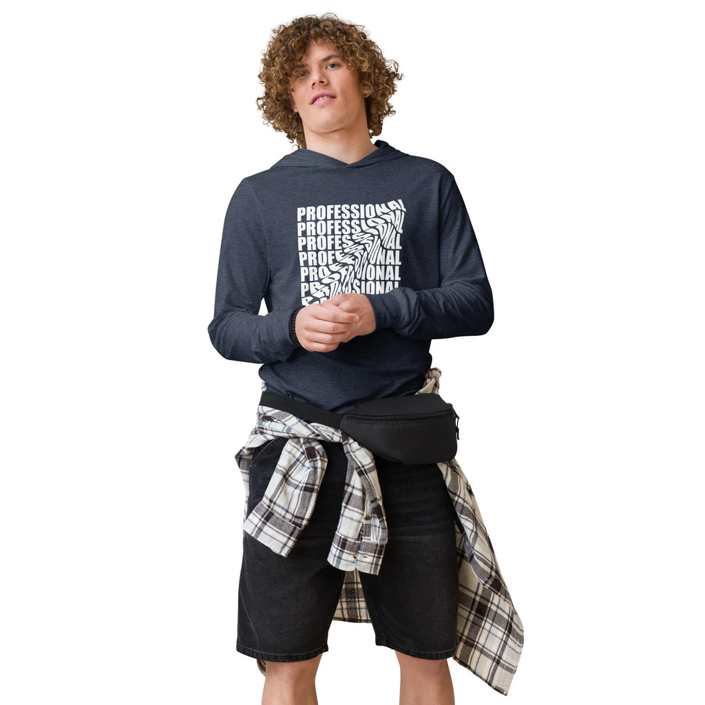 Unisex Hooded Long-Sleeve Tee | Professional Hooded long-sleeve tee AwRans Clothing unisex-hooded-long-sleeve-tee-heather-navy-front-67efeb9f44b04