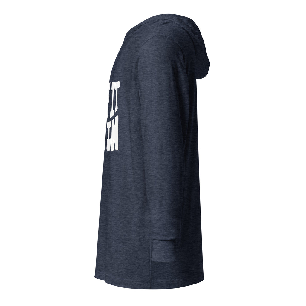 Unisex Hooded Long-Sleeve Tee | Take It All In Hooded long-sleeve tee AwRans Clothing unisex-hooded-long-sleeve-tee-heather-navy-left-67eb9421e2823