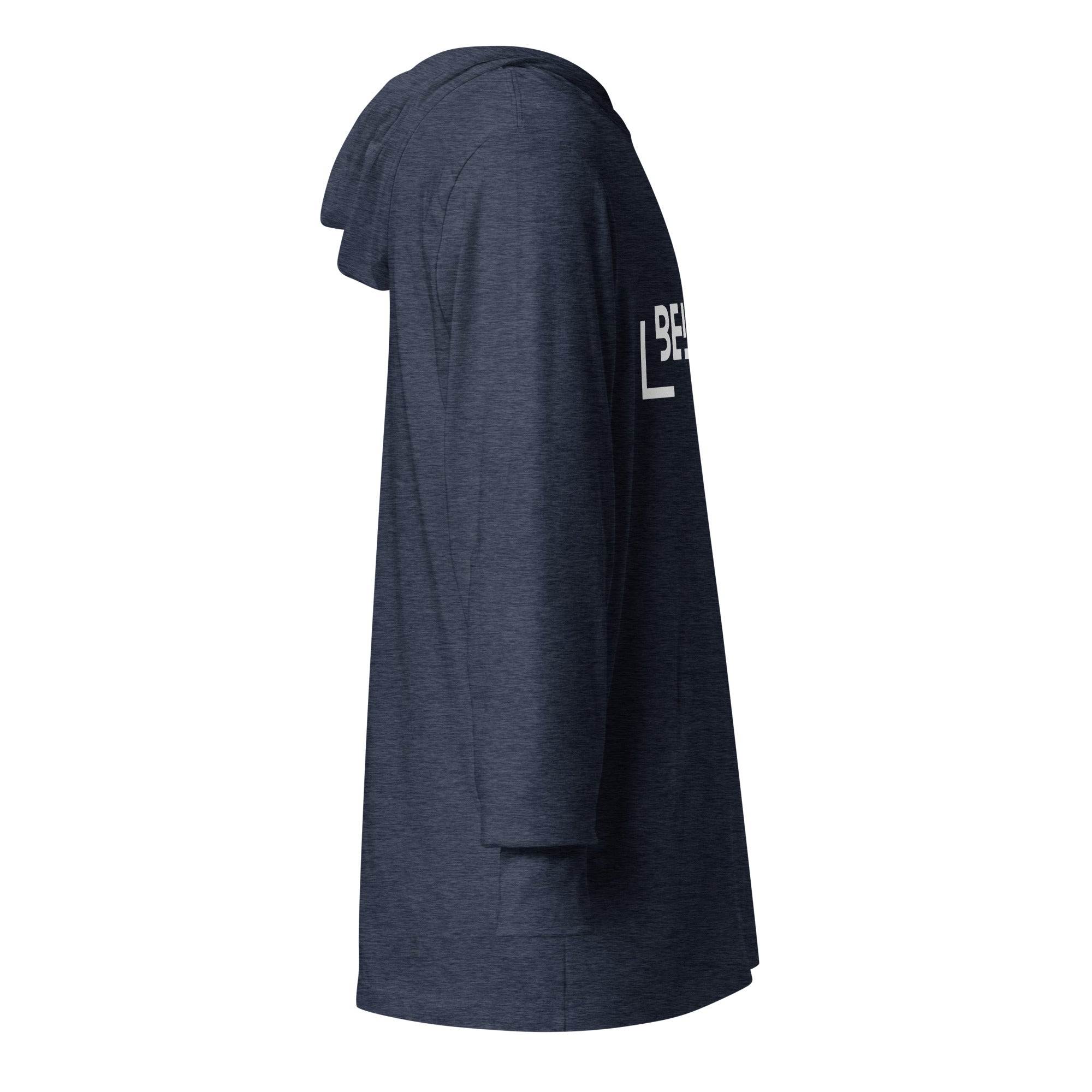 Unisex Hooded Long-Sleeve Tee | Believe Hooded long-sleeve tee AwRans Clothing unisex-hooded-long-sleeve-tee-heather-navy-right-67eb9818d59f9