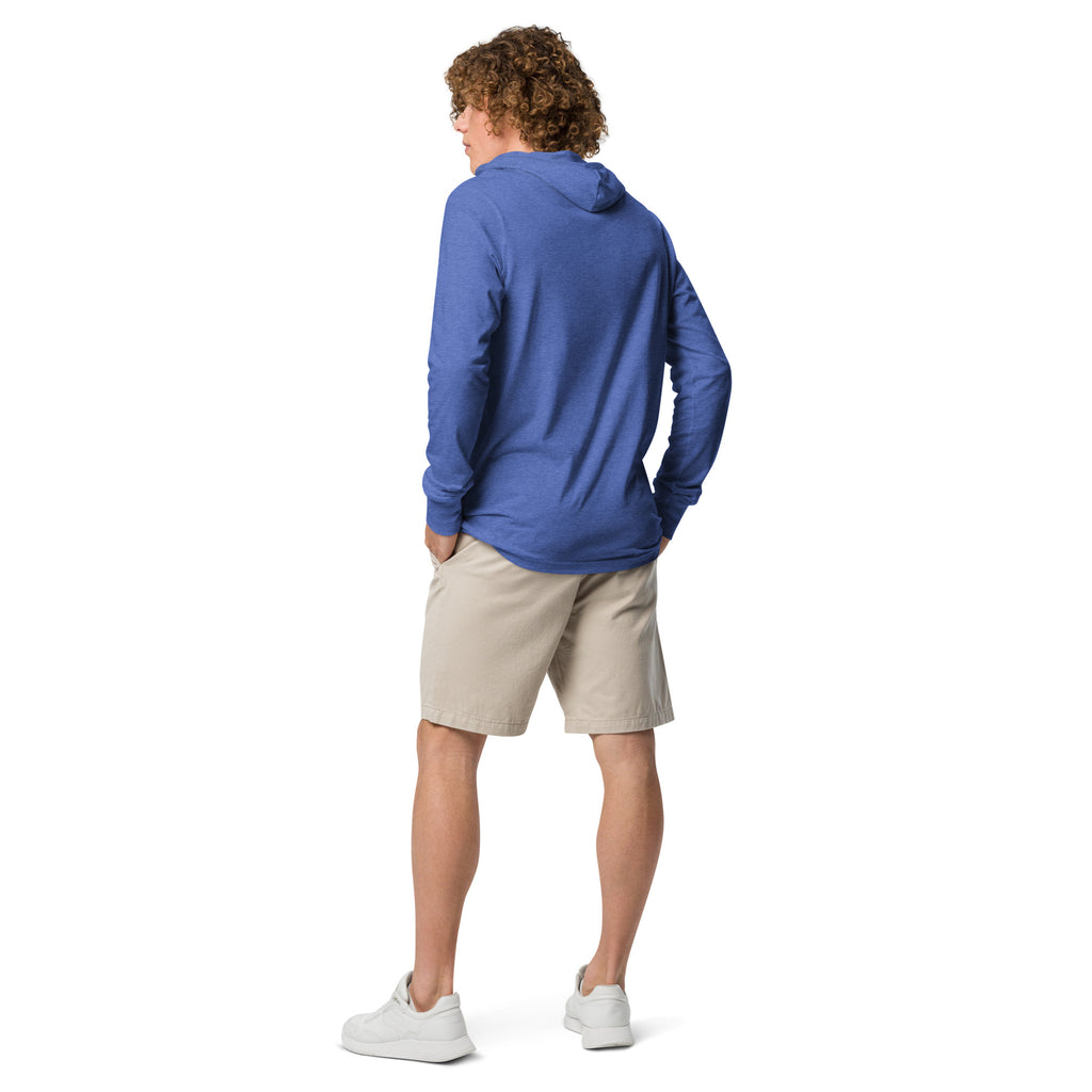 Unisex Hooded Long-Sleeve Tee | Keep It Simple Hooded long-sleeve tee AwRans Clothing unisex-hooded-long-sleeve-tee-heather-true-royal-back-67eb9381ac422