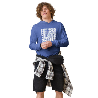 Unisex Hooded Long-Sleeve Tee | Professional - AwRans Clothing