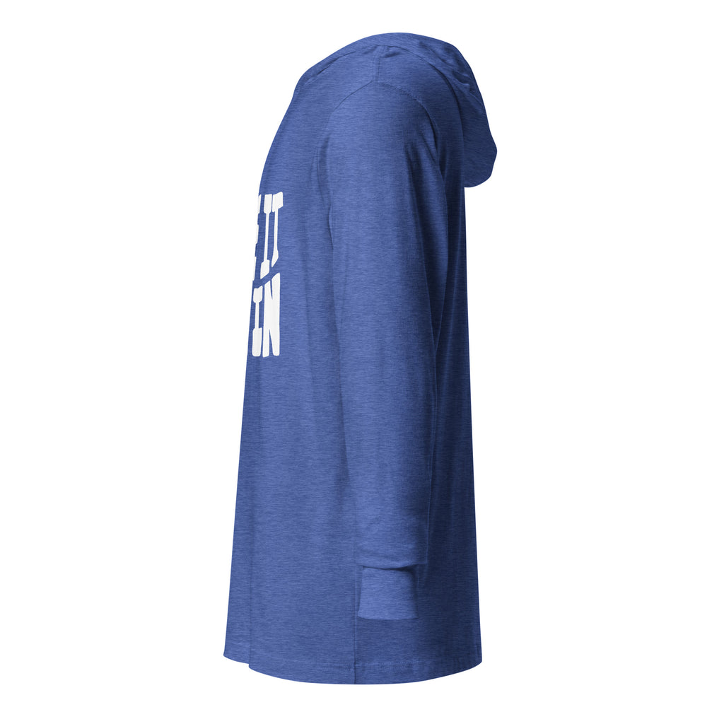 Unisex Hooded Long-Sleeve Tee | Take It All In Hooded long-sleeve tee AwRans Clothing unisex-hooded-long-sleeve-tee-heather-true-royal-left-67eb9421ea5e2