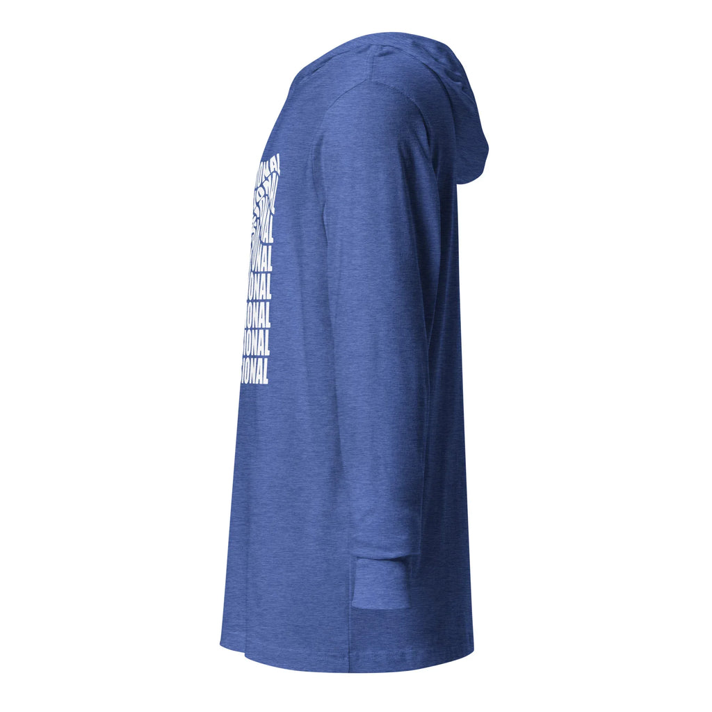 Unisex Hooded Long-Sleeve Tee | Professional Hooded long-sleeve tee AwRans Clothing unisex-hooded-long-sleeve-tee-heather-true-royal-left-67efeb9f68256