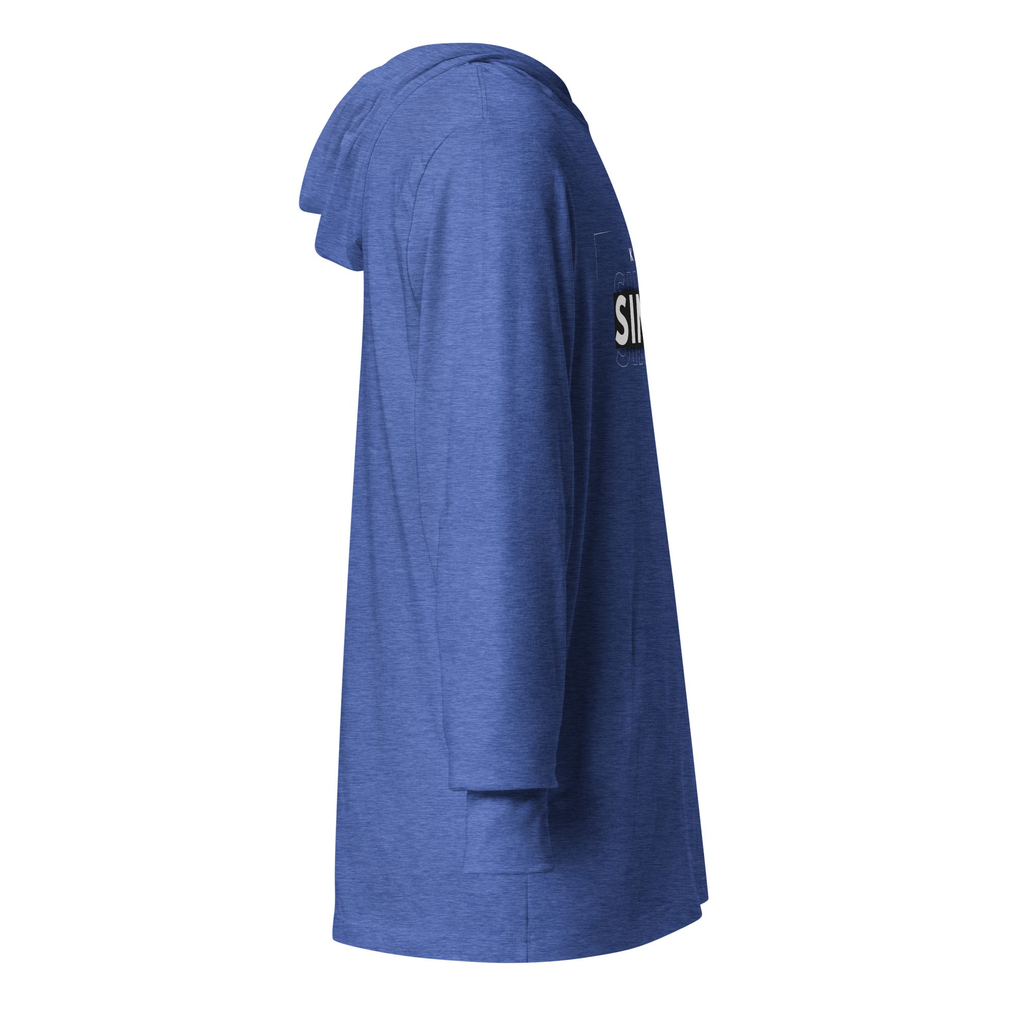 Unisex Hooded Long-Sleeve Tee | Keep It Simple Hooded long-sleeve tee AwRans Clothing unisex-hooded-long-sleeve-tee-heather-true-royal-right-67eb9381c3f70