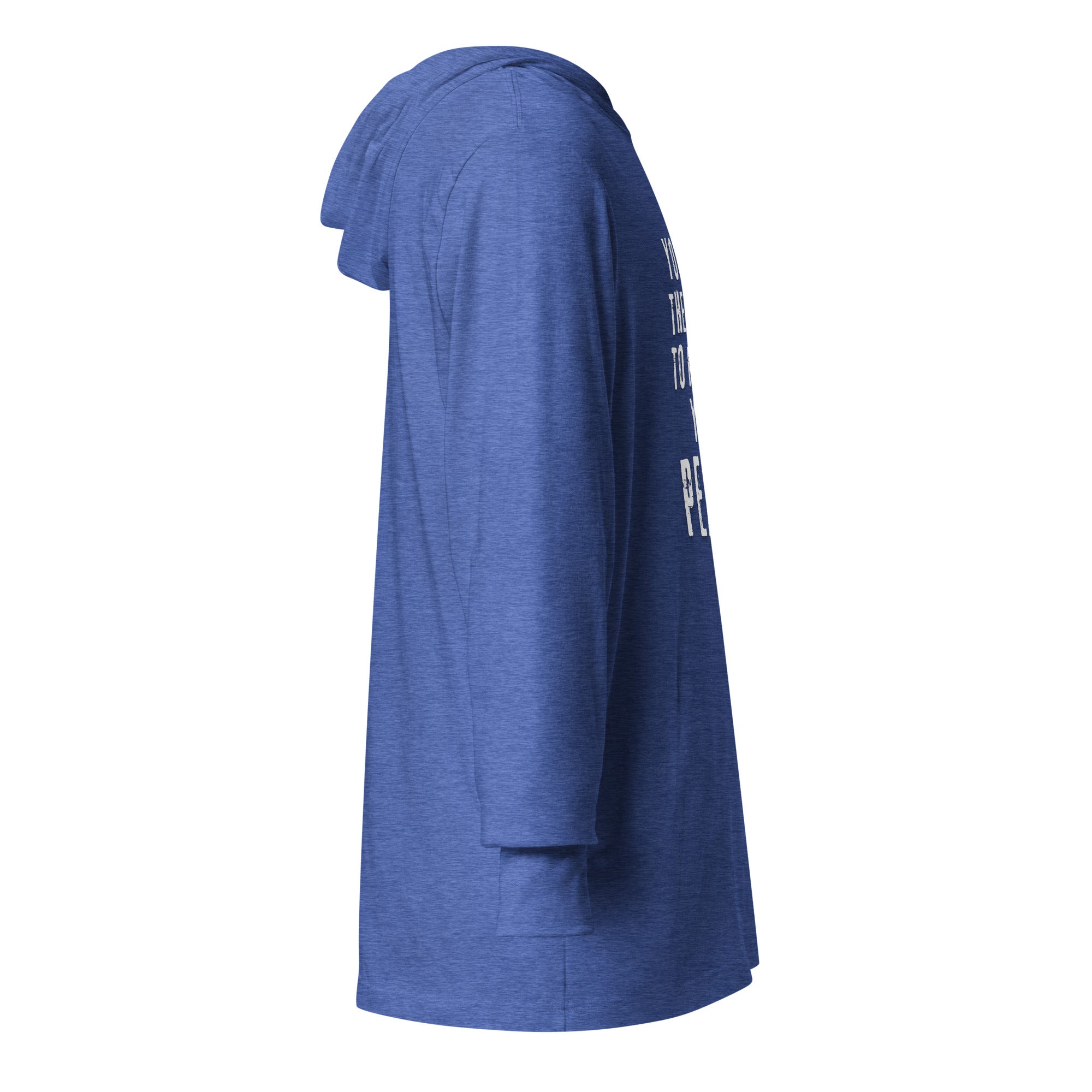 Unisex Hooded Long-Sleeve Tee | You Have The Power To Protect Your Peace Hooded long-sleeve tee AwRans Clothing unisex-hooded-long-sleeve-tee-heather-true-royal-right-67eb958c304ca