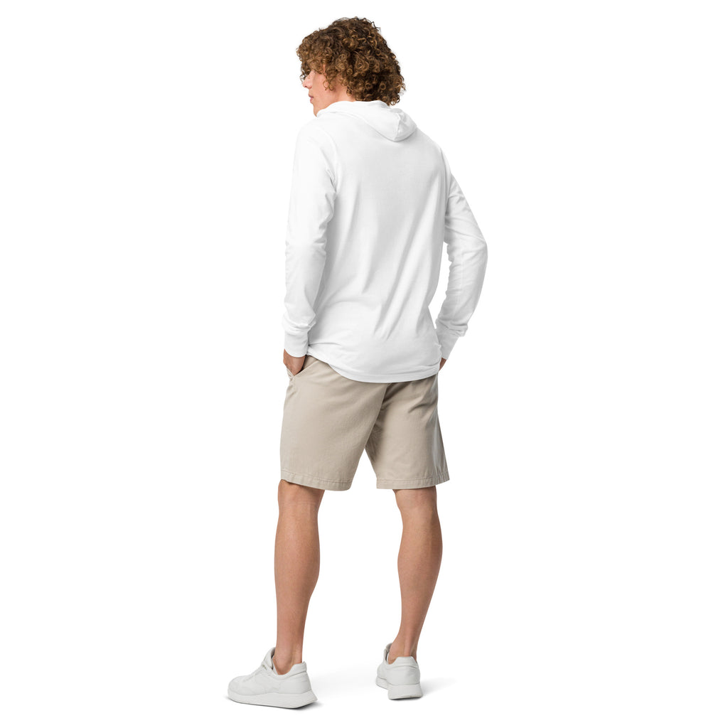 Unisex Hooded Long-Sleeve Tee | You Have The Power To Protect Your Peace Hooded long-sleeve tee AwRans Clothing unisex-hooded-long-sleeve-tee-white-back-67f00d4b4ac7b