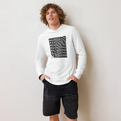 Unisex Hooded Long-Sleeve Tee | Professional - AwRans Clothing