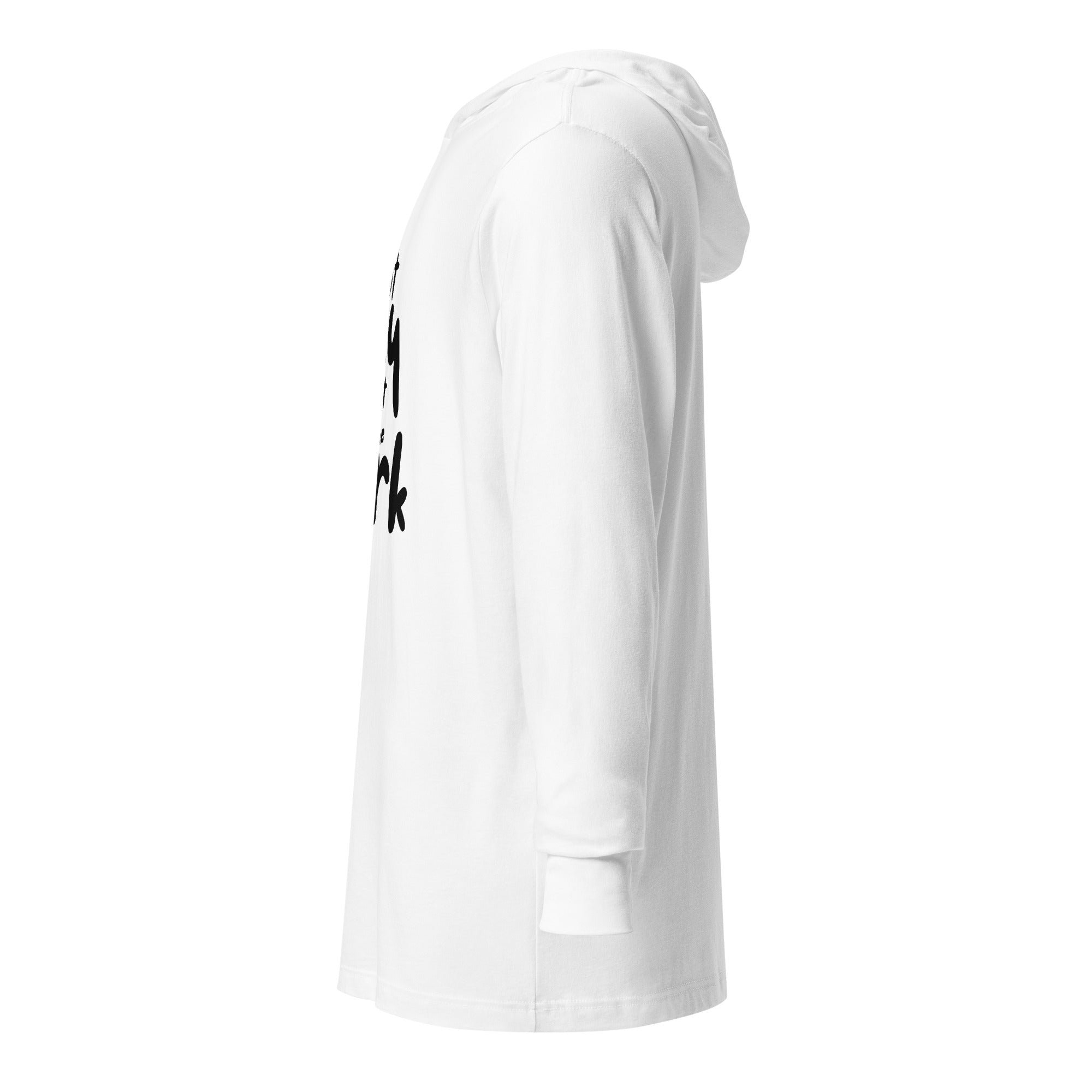 Unisex Hooded Long-Sleeve Tee | I'm Not Lazy,I Just Don't Like The Work Hooded long-sleeve tee AwRans Clothing unisex-hooded-long-sleeve-tee-white-left-67f00c0ceaabc