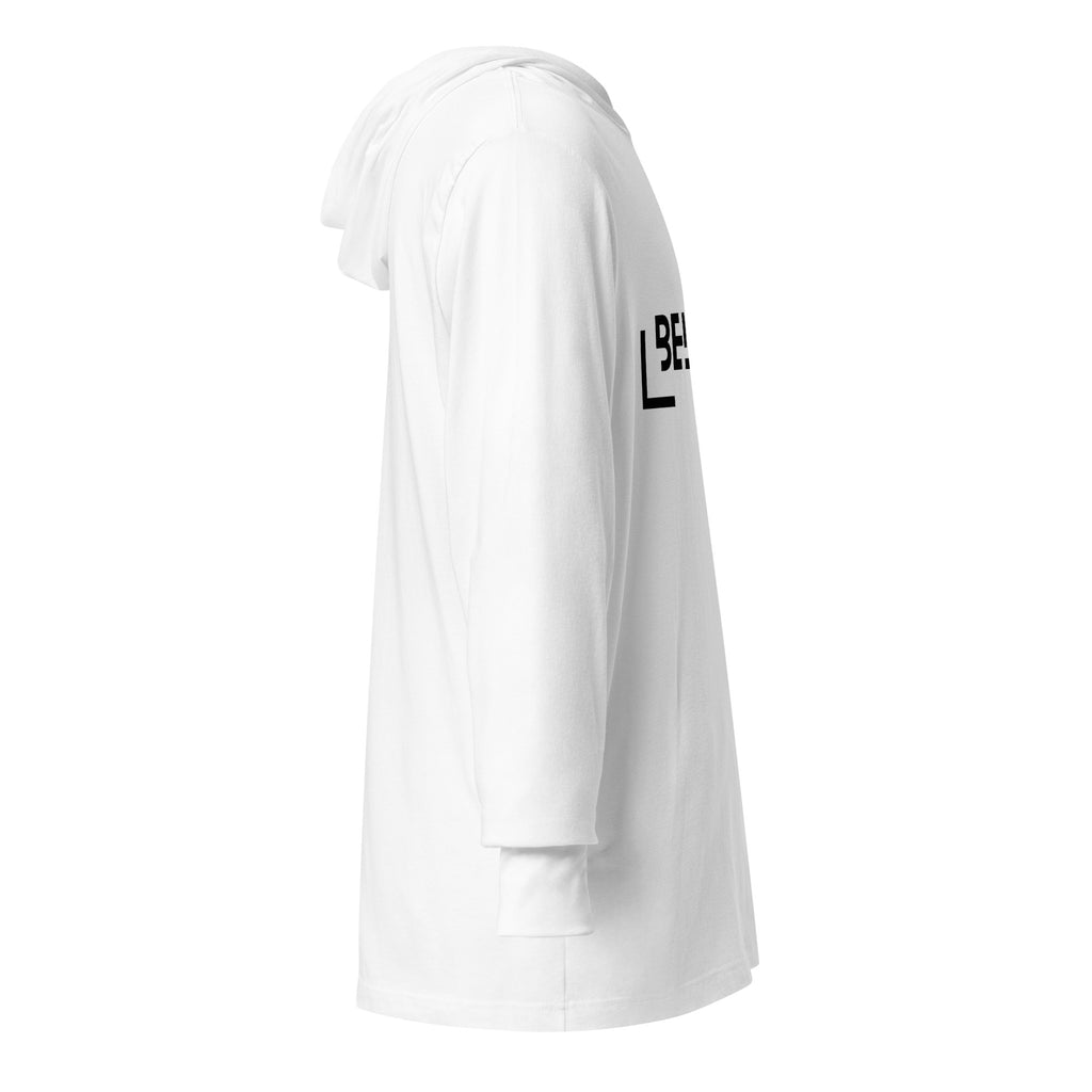 Unisex Hooded Long-Sleeve Tee | Believe Hooded long-sleeve tee AwRans Clothing unisex-hooded-long-sleeve-tee-white-right-67f00c9ca5aba