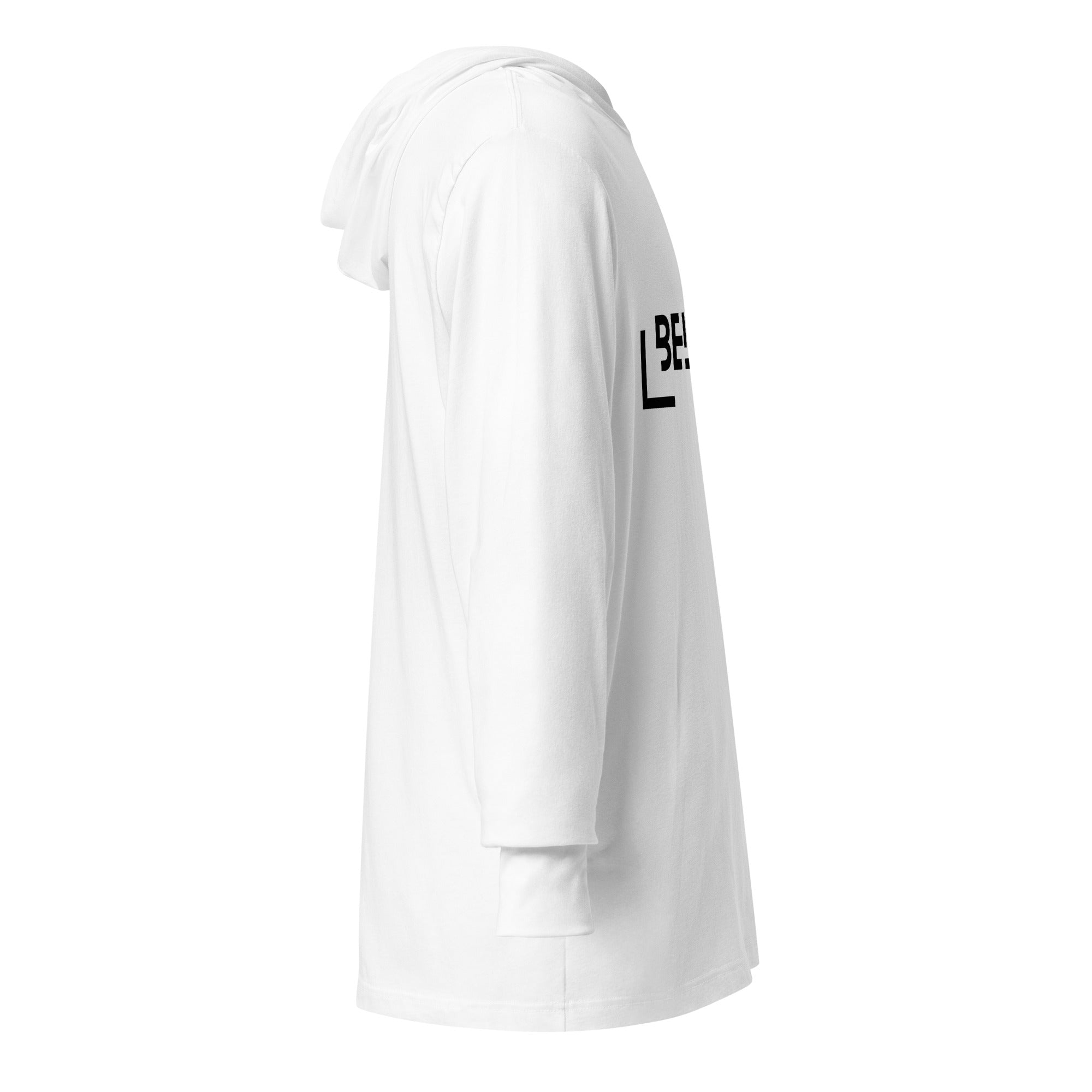 Unisex Hooded Long-Sleeve Tee | Believe Hooded long-sleeve tee AwRans Clothing unisex-hooded-long-sleeve-tee-white-right-67f00c9ca5aba