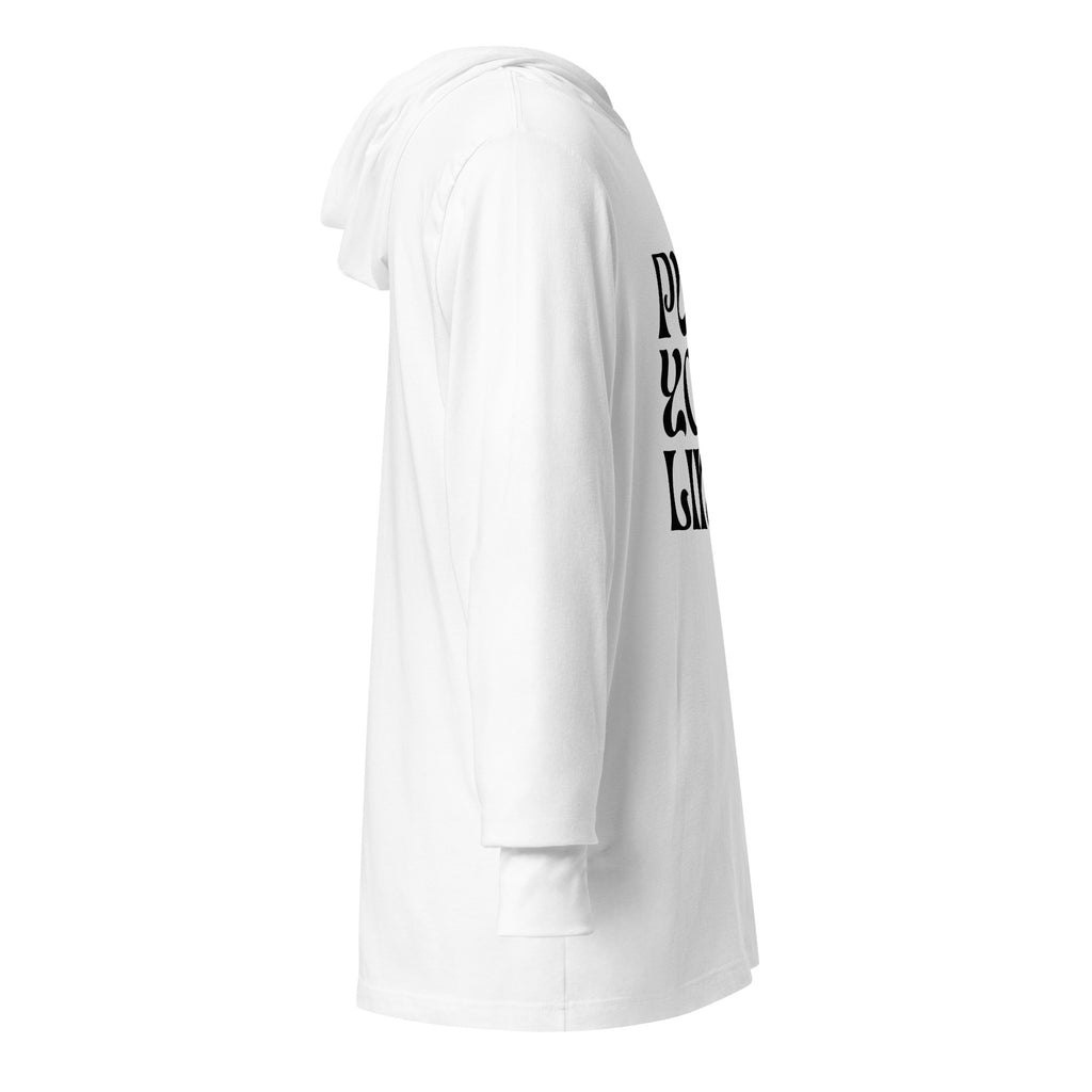 Unisex Hooded Long-Sleeve Tee | Push Your Limits Hooded long-sleeve tee AwRans Clothing unisex-hooded-long-sleeve-tee-white-right-67f00e6e597d7