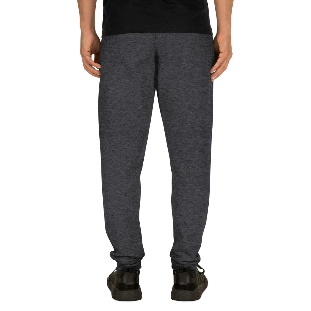 AwRans | Premium Unisex Joggers joggers AwRans Clothing unisex-joggers-black-heather-back-688d5219cc99c