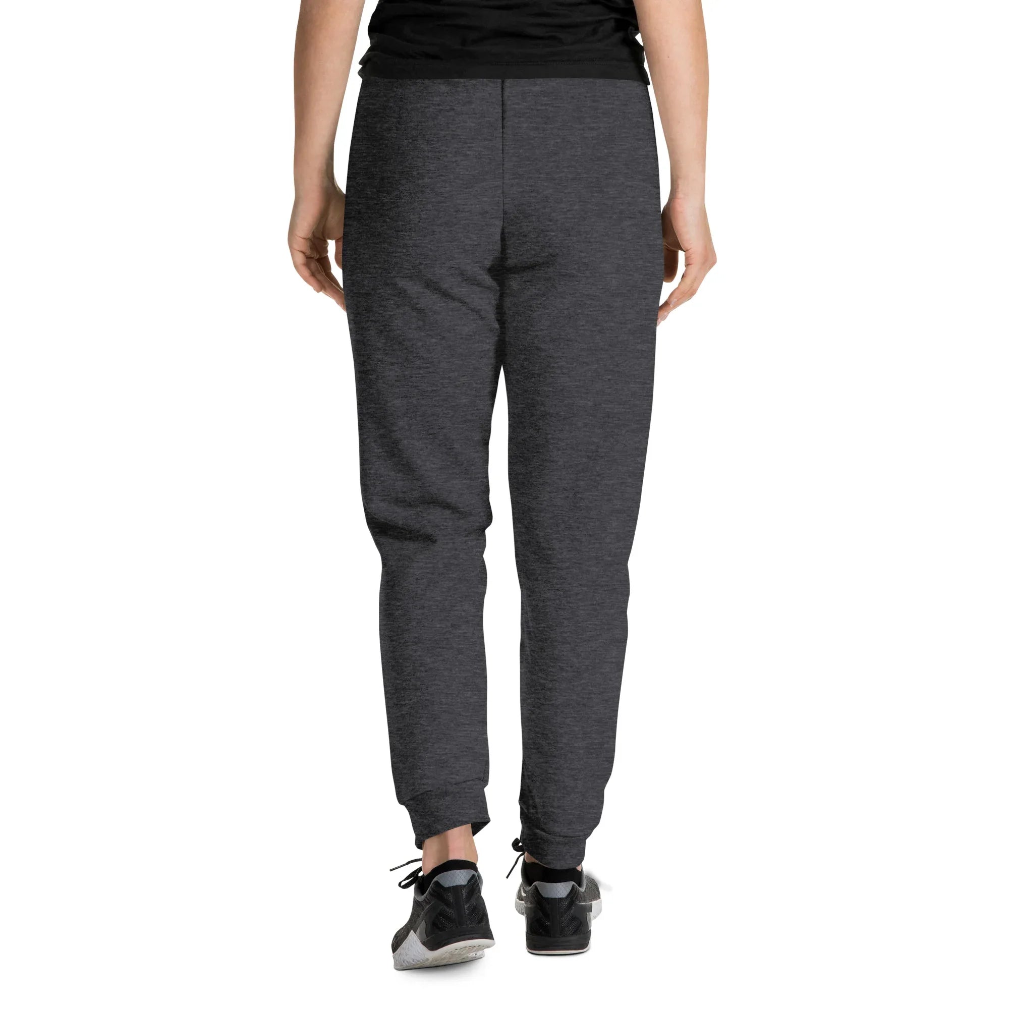 AwRans | Premium Unisex Joggers joggers AwRans Clothing unisex-joggers-black-heather-back-688d5219cd2b8