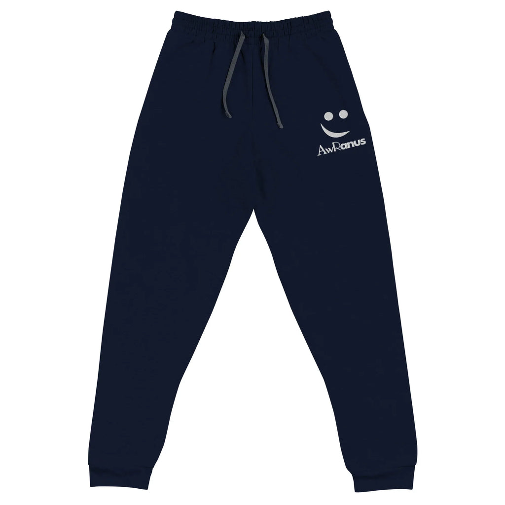 AwRans | Premium Unisex Joggers J. Navy Unisex joggers AwRans Clothing unisex-joggers-j.-navy-front-688d5219cbf78