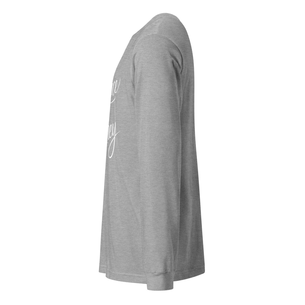 Unisex | Embrace The Journey - Long Sleeve Tee Long Sleeve T-Shirts AwRans Clothing unisex-long-sleeve-tee-athletic-heather-left-67480d962bbd8