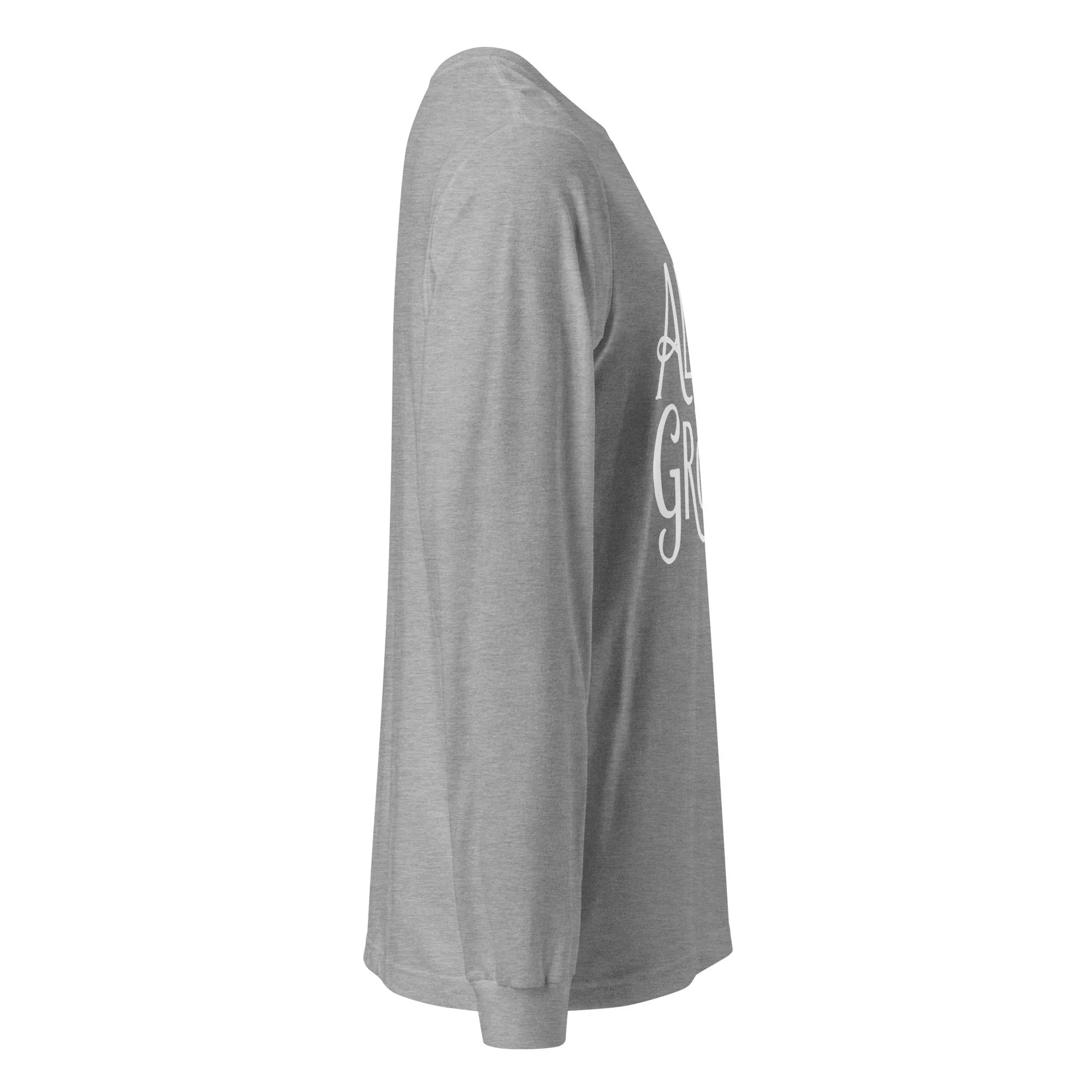 Unisex | Always Grateful - Long Sleeve Tee Long Sleeve T-Shirts AwRans Clothing unisex-long-sleeve-tee-athletic-heather-right-67480f6602af6