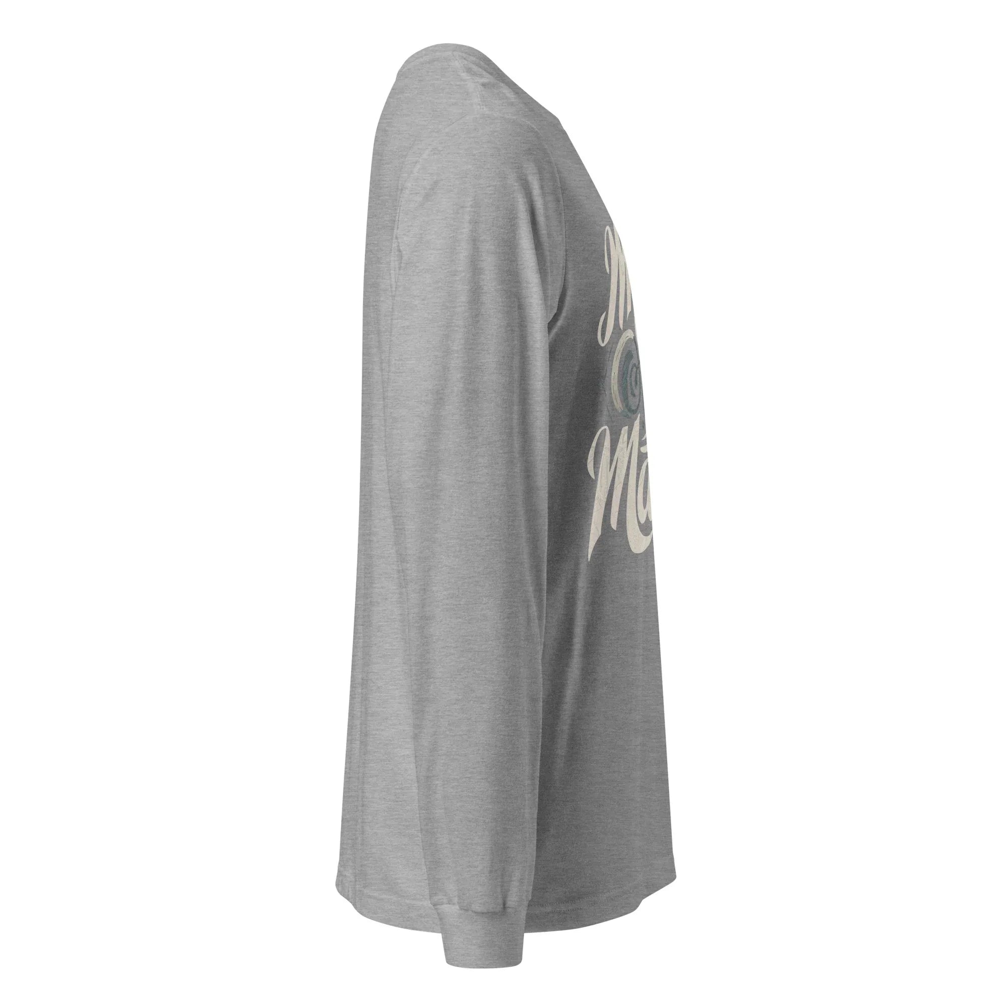 Unisex | Mind Over Matter - Long Sleeve Tee Long Sleeve T-Shirts AwRans Clothing unisex-long-sleeve-tee-athletic-heather-right-67496bdc21285