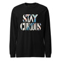 Unisex | Stay Curious - Long Sleeve Tee Black Heather Long Sleeve T-Shirts AwRans Clothing unisex-long-sleeve-tee-black-heather-front-674811fe5ef64