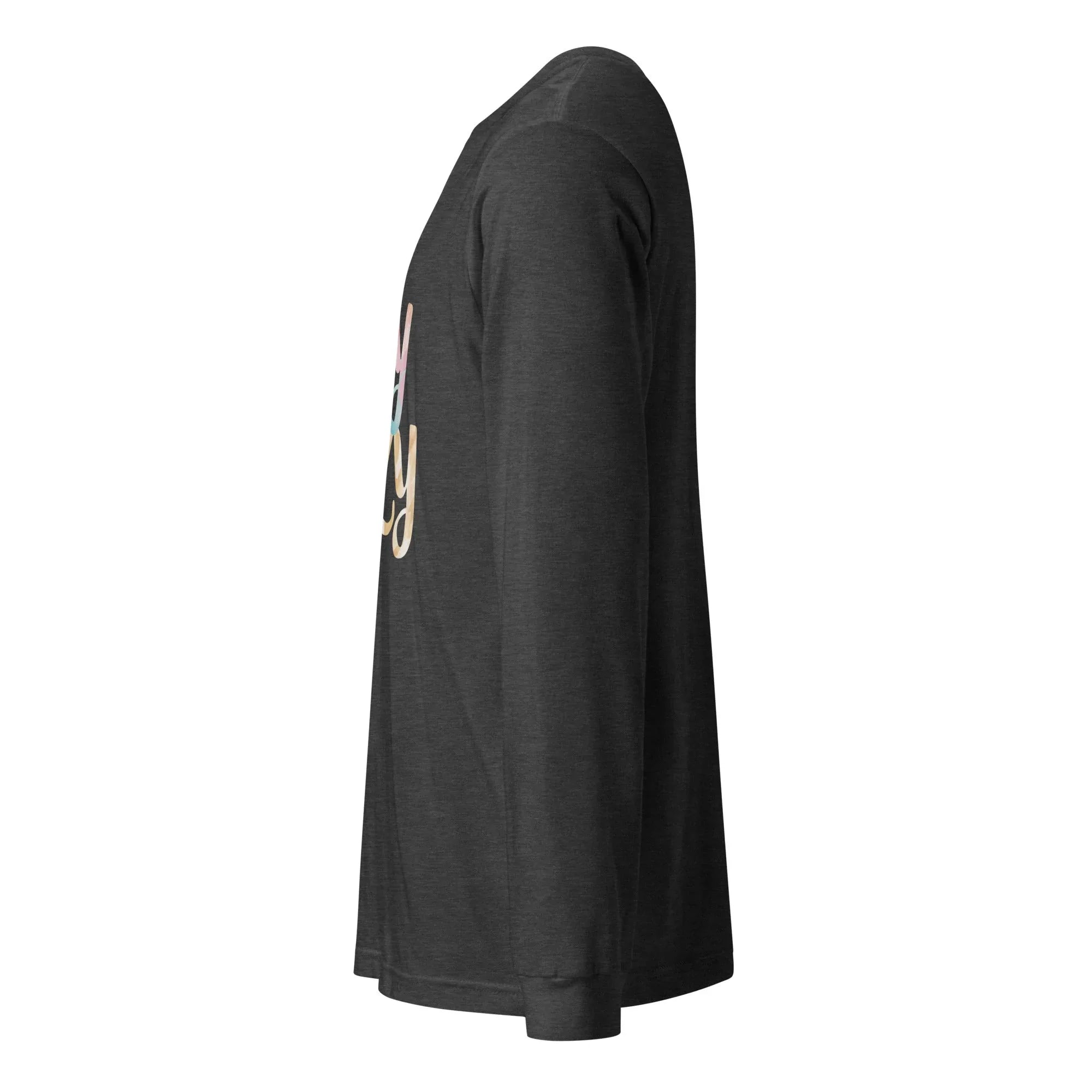 Unisex | Stay Cozy - Long Sleeve Tee Long Sleeve T-Shirts AwRans Clothing unisex-long-sleeve-tee-dark-grey-heather-left-67480be0c5b71