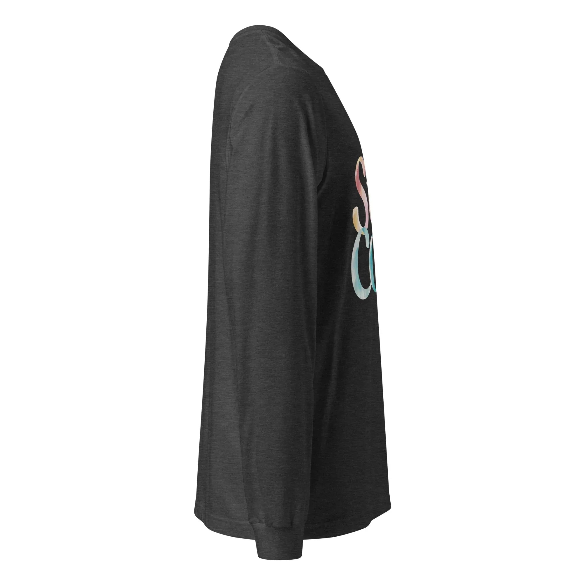 Unisex | Stay Cozy - Long Sleeve Tee Long Sleeve T-Shirts AwRans Clothing unisex-long-sleeve-tee-dark-grey-heather-right-67480be0c33e5
