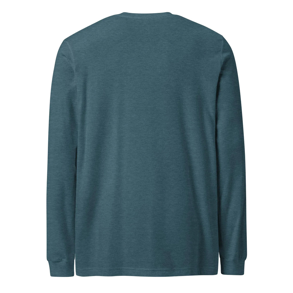 Unisex | Be Yourself - Long Sleeve Tee Long Sleeve T-Shirts AwRans Clothing unisex-long-sleeve-tee-heather-deep-teal-back-67480ee60623a