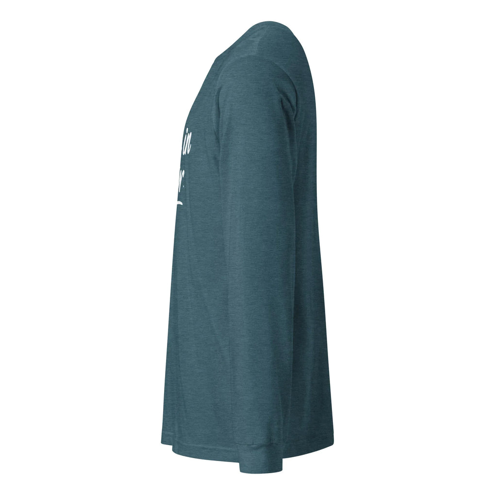 Unisex | Believe In Better - Long Sleeve Tee Long Sleeve T-Shirts AwRans Clothing unisex-long-sleeve-tee-heather-deep-teal-left-674813d0bbc81
