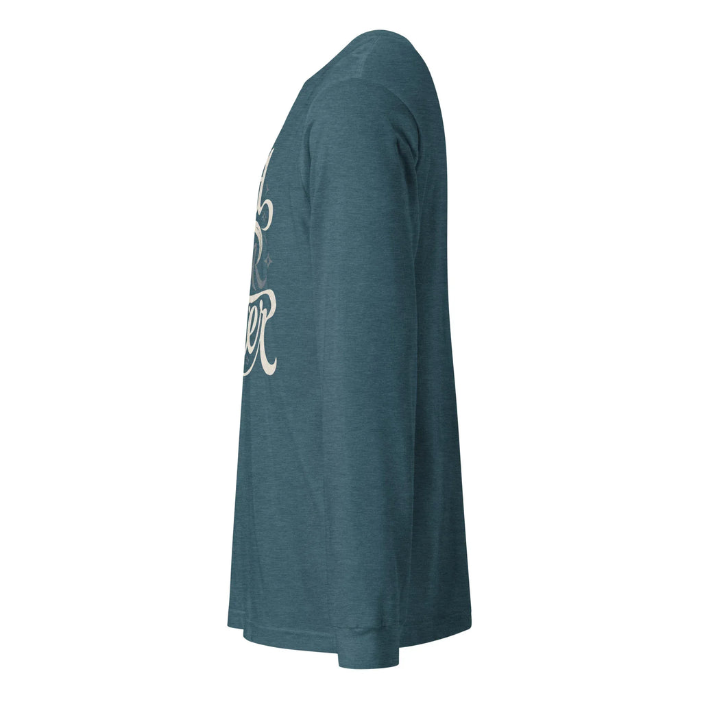 Unisex | Mind Over Matter - Long Sleeve Tee Long Sleeve T-Shirts AwRans Clothing unisex-long-sleeve-tee-heather-deep-teal-left-67483d8fcb950