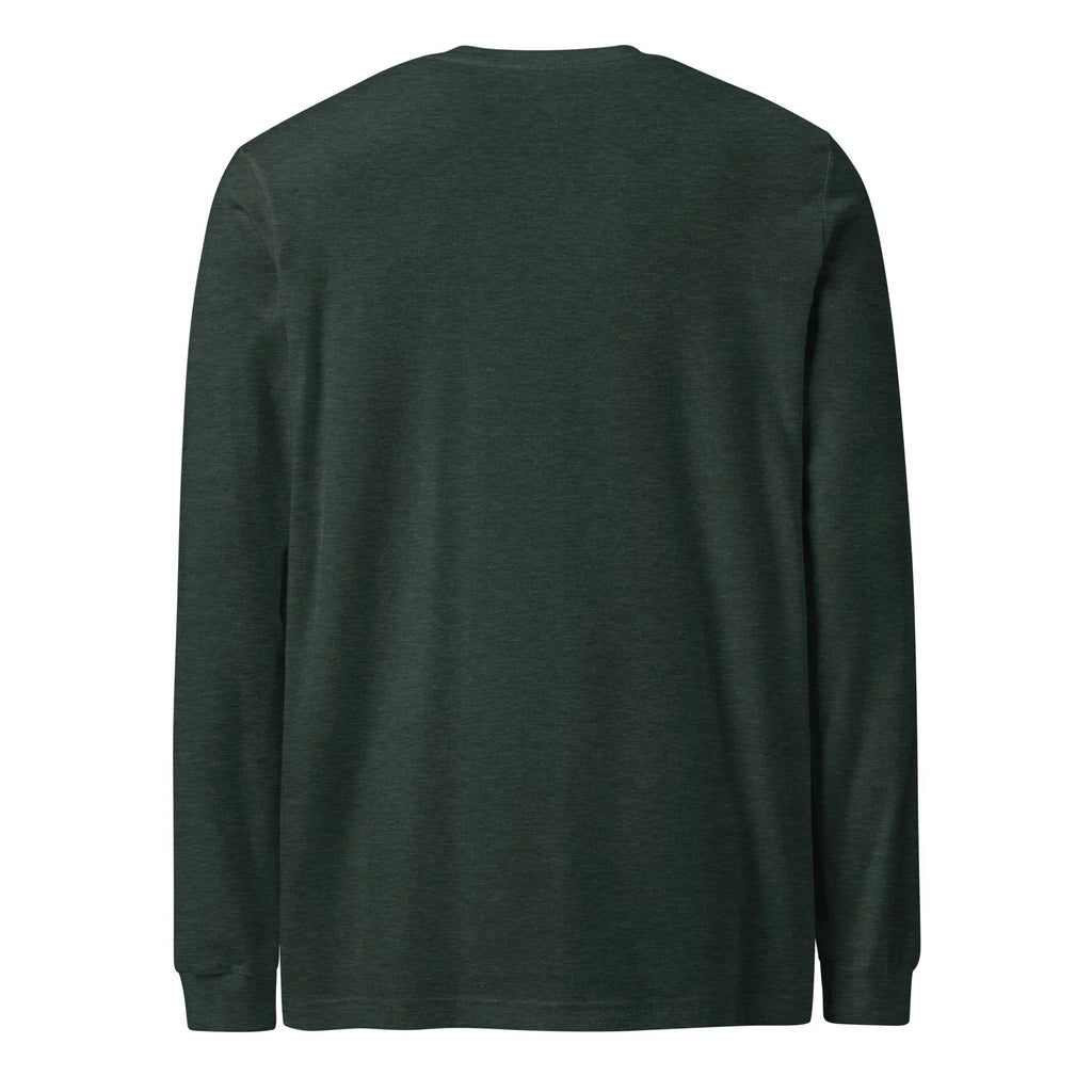 Unisex | Embrace The Journey - Long Sleeve Tee Long Sleeve T-Shirts AwRans Clothing unisex-long-sleeve-tee-heather-forest-back-67480d9572118