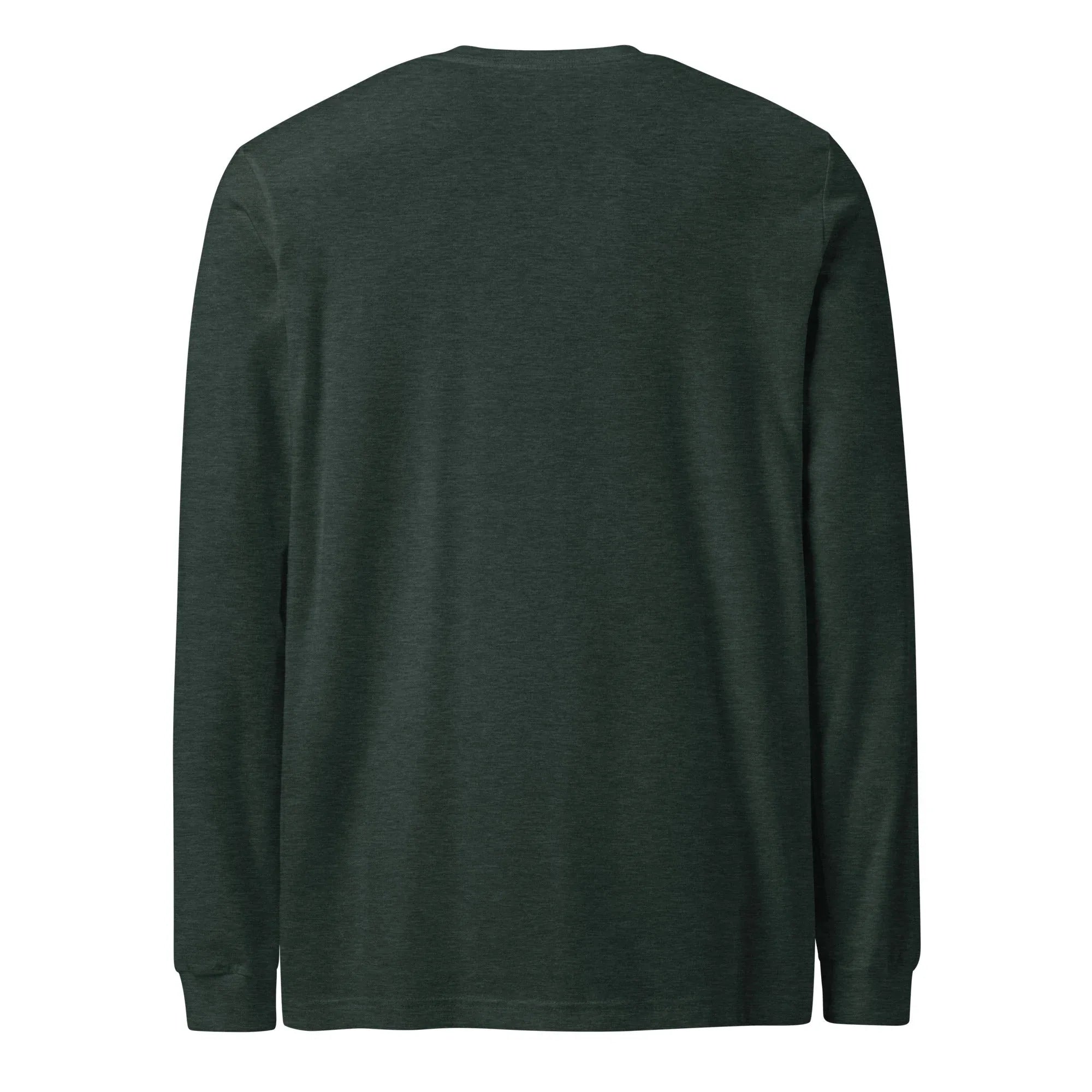 Unisex | Be Yourself - Long Sleeve Tee Long Sleeve T-Shirts AwRans Clothing unisex-long-sleeve-tee-heather-forest-back-67480ee5bbff7