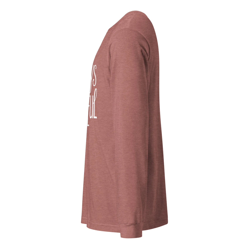 Unisex | Always Grateful - Long Sleeve Tee Long Sleeve T-Shirts AwRans Clothing unisex-long-sleeve-tee-heather-mauve-left-67480f65aea20