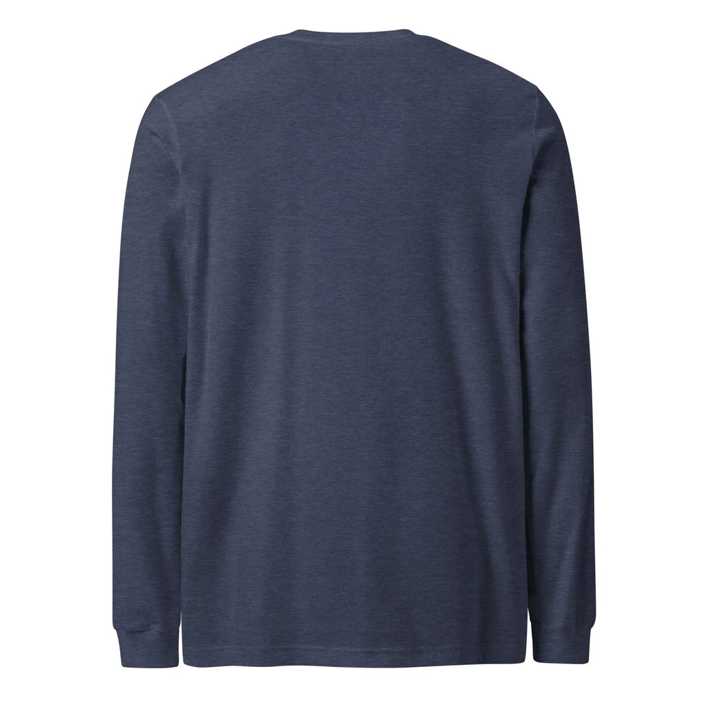 Unisex | Mind Over Matter - Long Sleeve Tee Long Sleeve T-Shirts AwRans Clothing unisex-long-sleeve-tee-heather-navy-back-67483d8fc1d3d