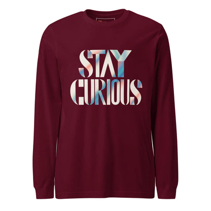 Unisex | Stay Curious - Long Sleeve Tee - AwRans Clothing