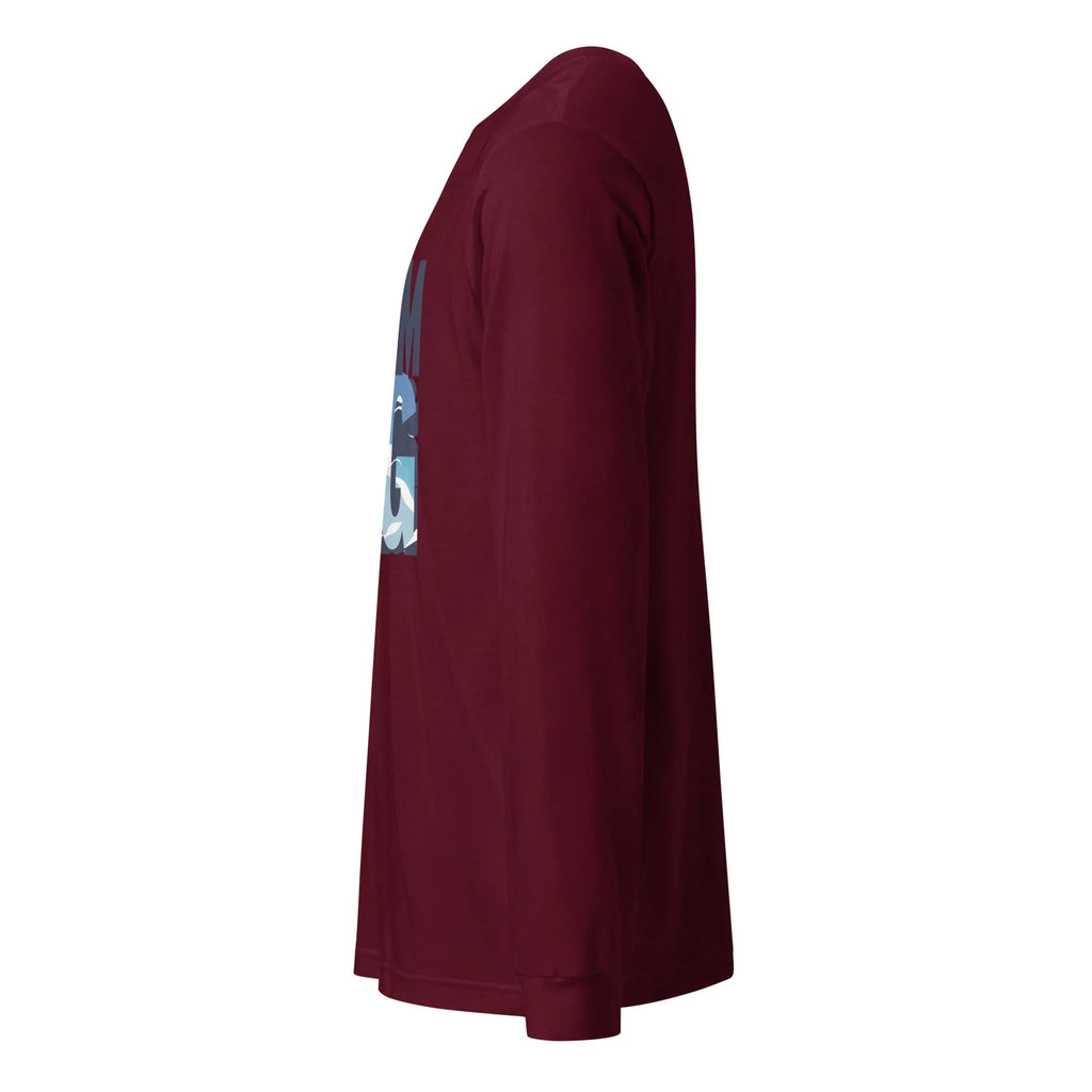 Unisex | Dream Big - Long Sleeve Tee Long Sleeve T-Shirts AwRans Clothing unisex-long-sleeve-tee-maroon-left-674806851528e