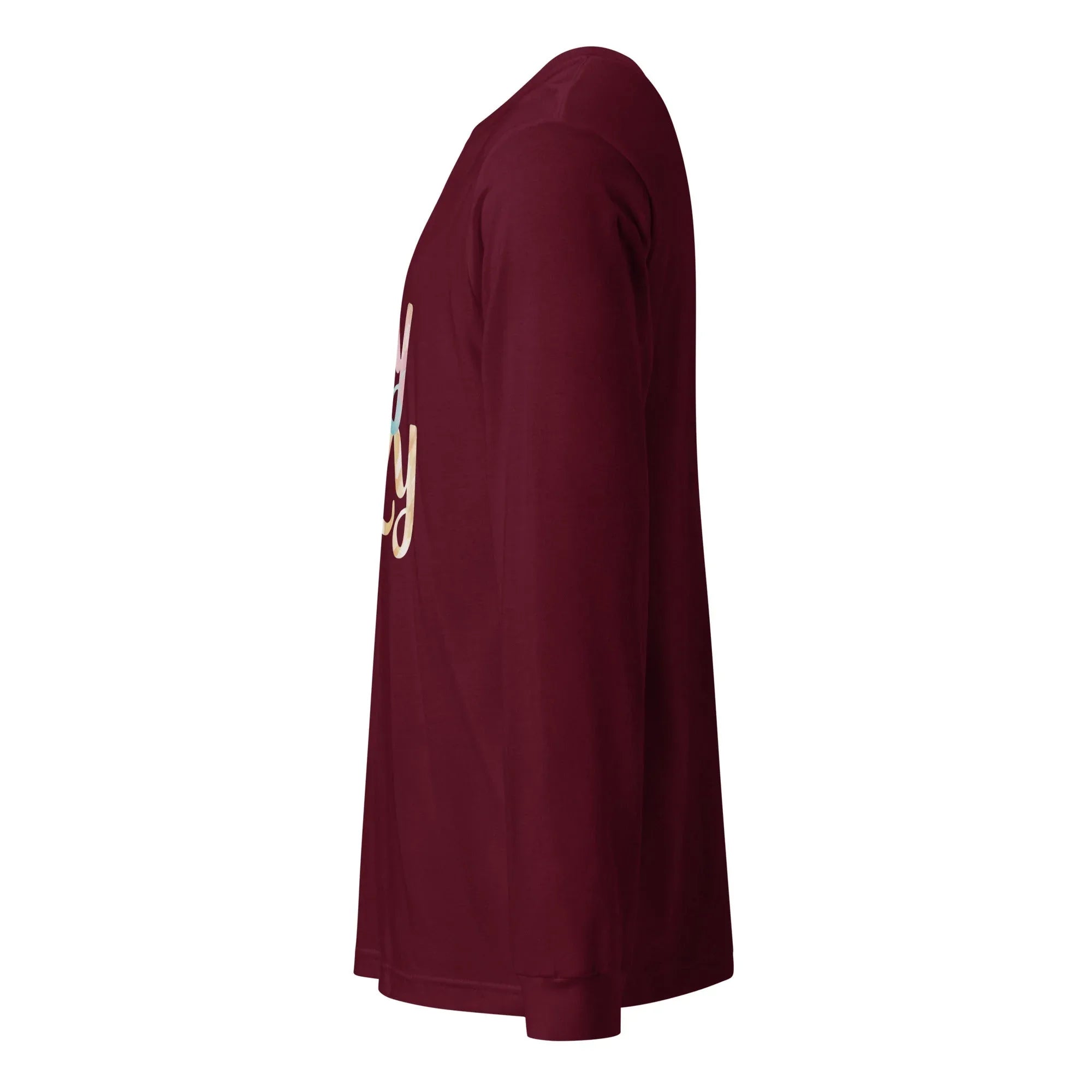 Unisex | Stay Cozy - Long Sleeve Tee Long Sleeve T-Shirts AwRans Clothing unisex-long-sleeve-tee-maroon-left-67480be0a9b74