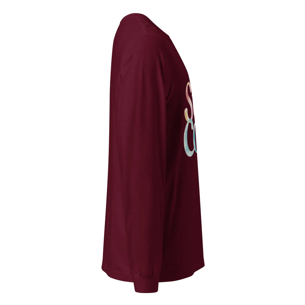 Unisex | Stay Cozy - Long Sleeve Tee Long Sleeve T-Shirts AwRans Clothing unisex-long-sleeve-tee-maroon-right-67480be0a837b