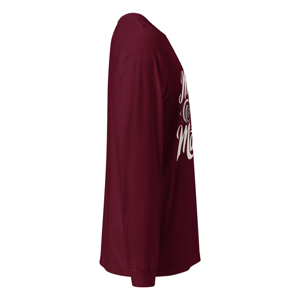 Unisex | Mind Over Matter - Long Sleeve Tee Long Sleeve T-Shirts AwRans Clothing unisex-long-sleeve-tee-maroon-right-67483d8f9b753
