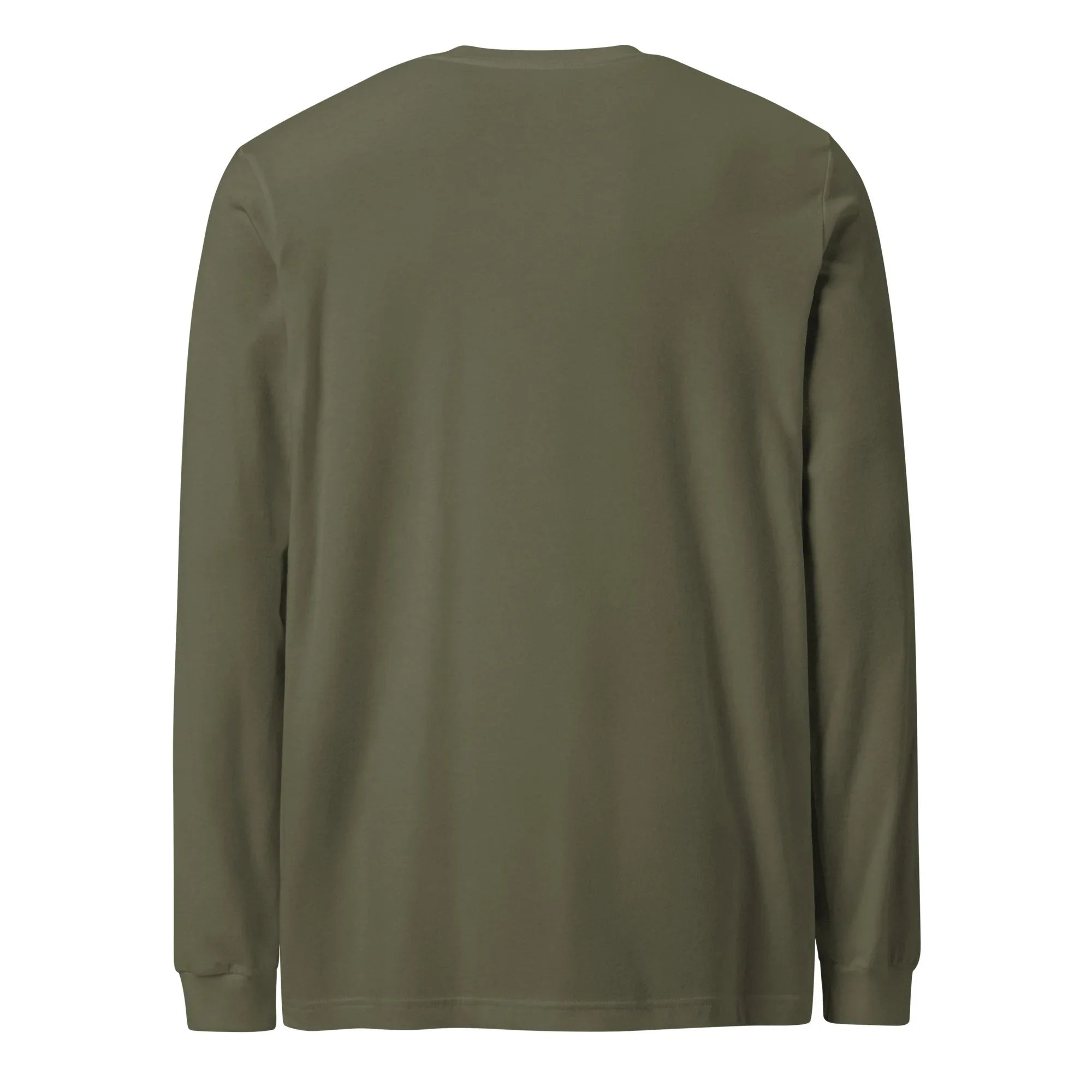 Unisex | Stay Curious - Long Sleeve Tee Long Sleeve T-Shirts AwRans Clothing unisex-long-sleeve-tee-military-green-back-674811fee0d0e