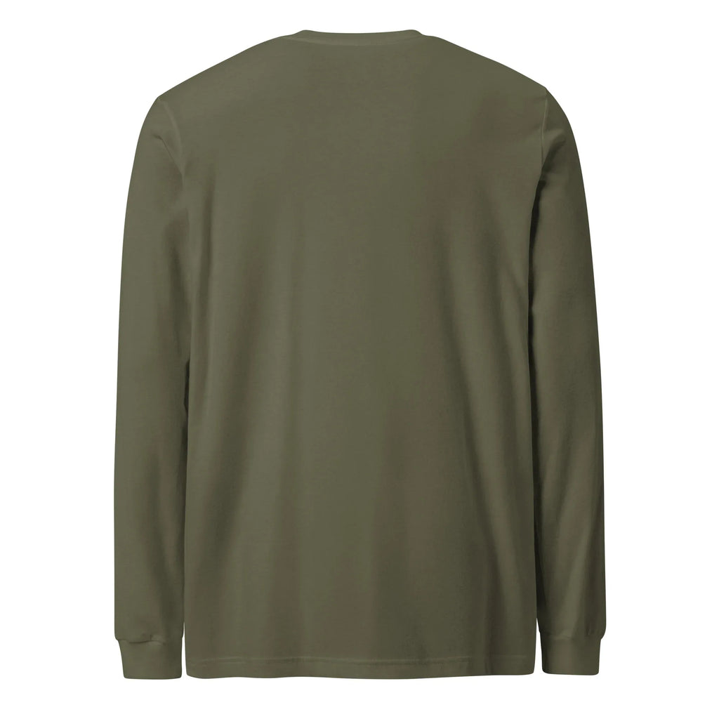 Unisex | Mind Over Matter - Long Sleeve Tee Long Sleeve T-Shirts AwRans Clothing unisex-long-sleeve-tee-military-green-back-67483d8fdd5bc