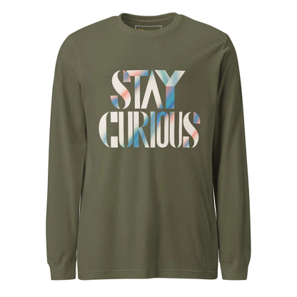 Unisex | Stay Curious - Long Sleeve Tee - AwRans Clothing