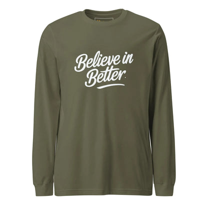 Unisex | Believe In Better - Long Sleeve Tee - AwRans Clothing