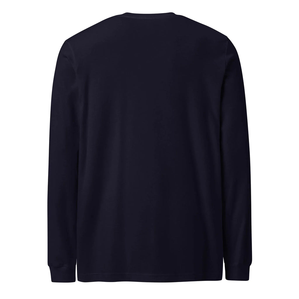 Unisex | Be Yourself - Long Sleeve Tee Long Sleeve T-Shirts AwRans Clothing unisex-long-sleeve-tee-navy-back-67480ee5a2505